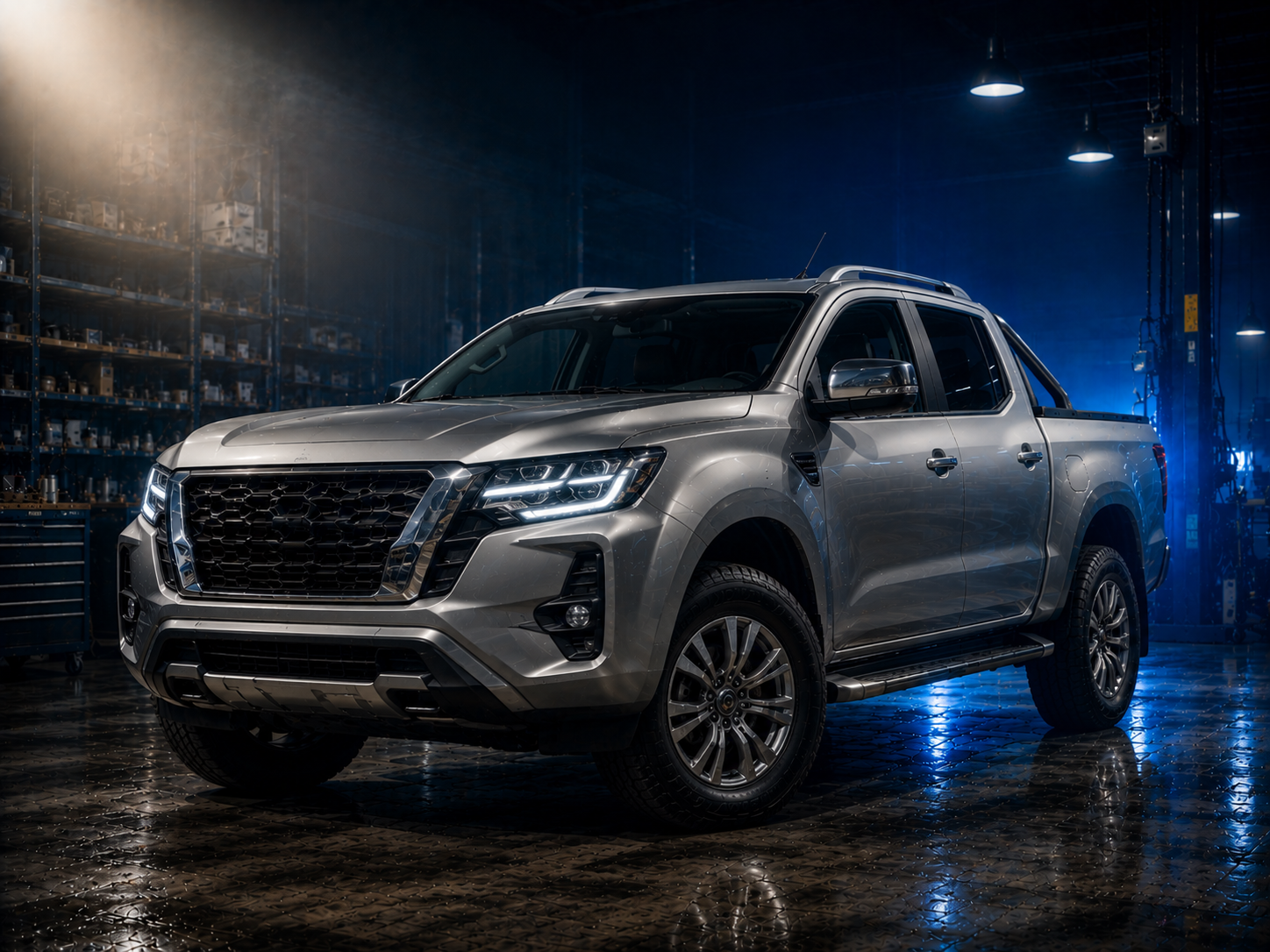 Pickup estilo Nissan Frontier diesel atendida na Deparis