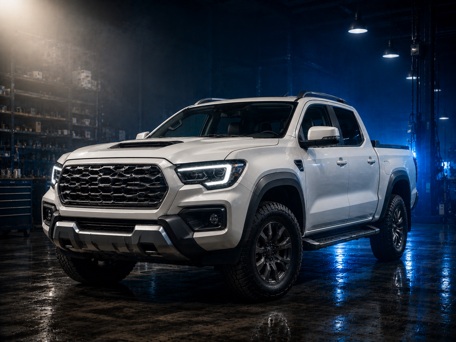 Pickup estilo Toyota Hilux diesel atendida na Deparis