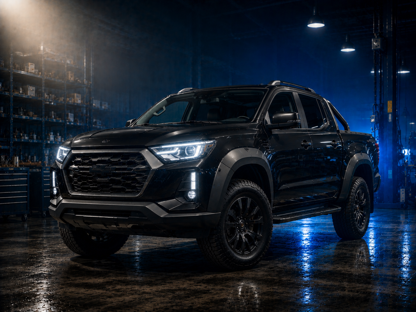 Pickup estilo Mitsubishi L200 diesel atendida na Deparis