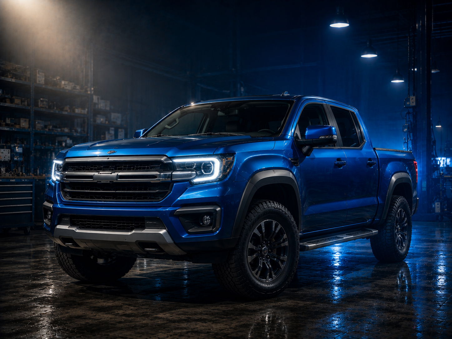 Pickup estilo Ford Ranger diesel atendida na Deparis